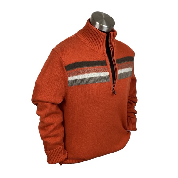 Banana Republic Merino Wool 1/4 Zip Turtleneck Sweater - Picture 4 of 11